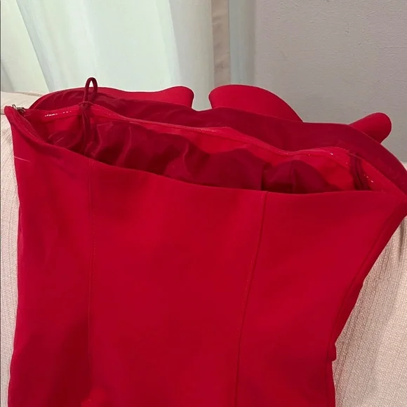 cinq a sept Hot Pink Strapless Bodycon Mini Dress - Picture 7 of 16